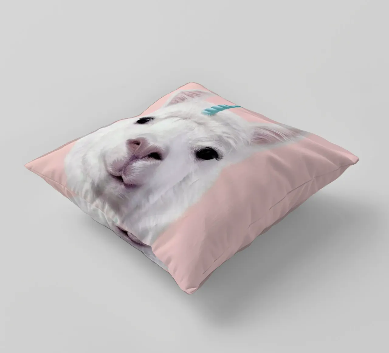 Alpaca Unicorn cuscino da Paul Fuentes Design