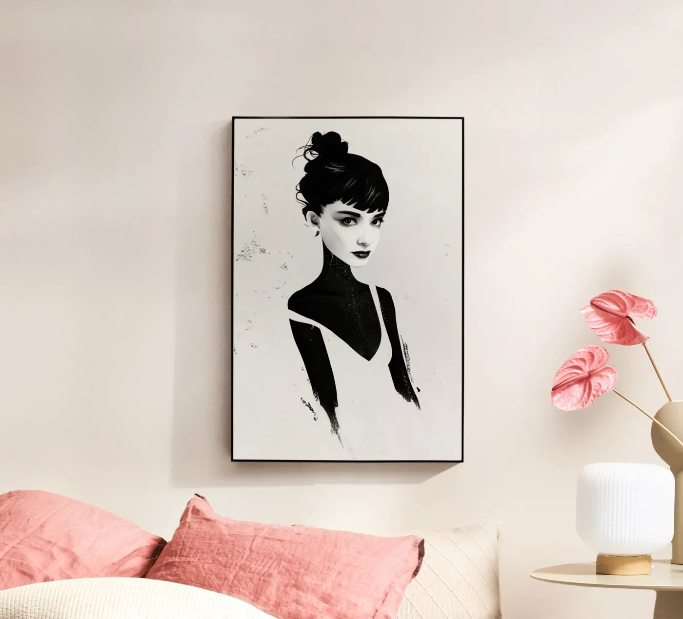 Oh, Audrey Acryl-Glas von Ruben Ireland