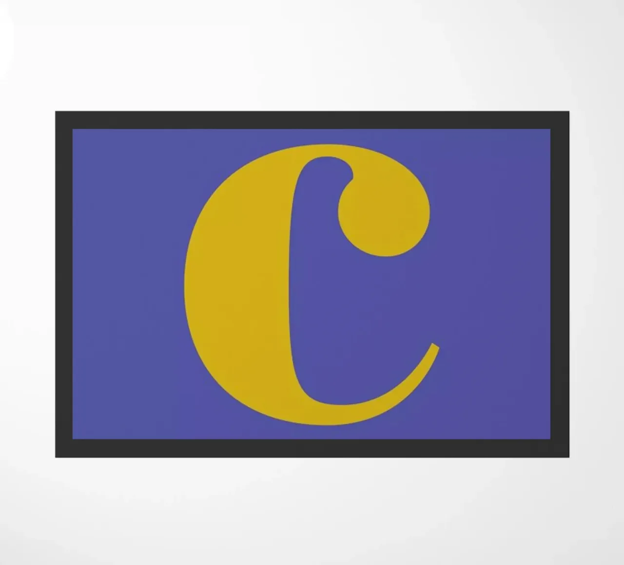 Blue Letter C zerbino da Studio One