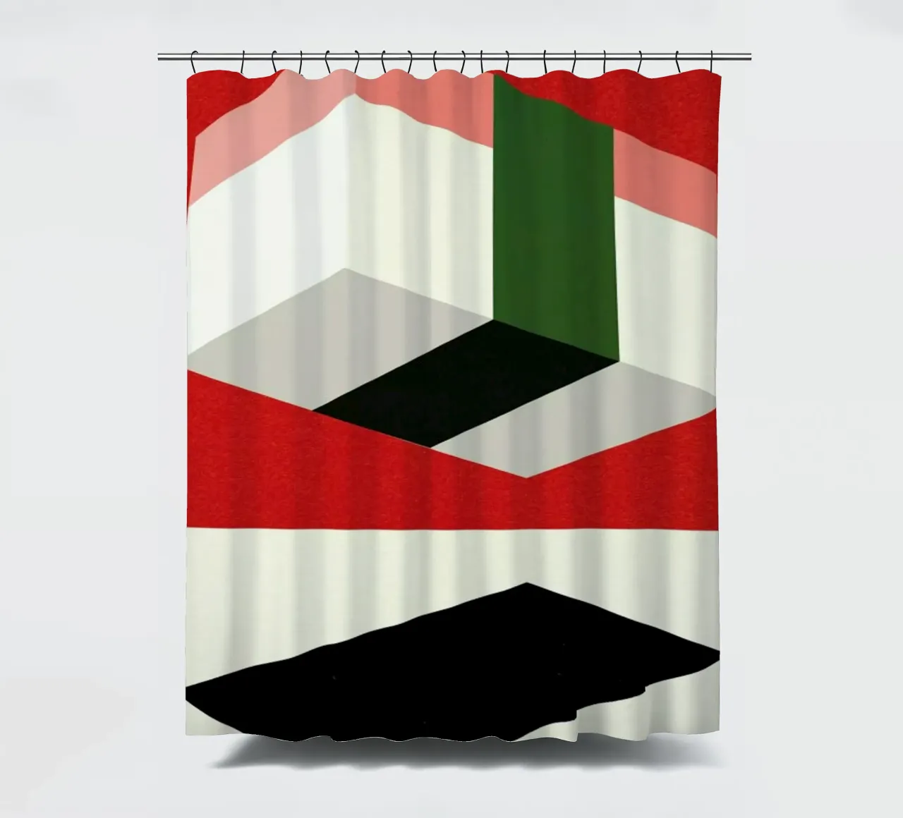 Flying Nigiri shower curtain by Rosi Feist