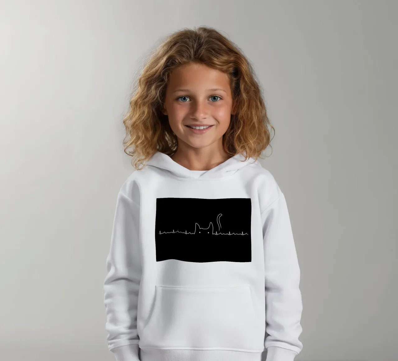 There is a cat in my heart felpa bambino con cappuccio da Tobe Fonseca