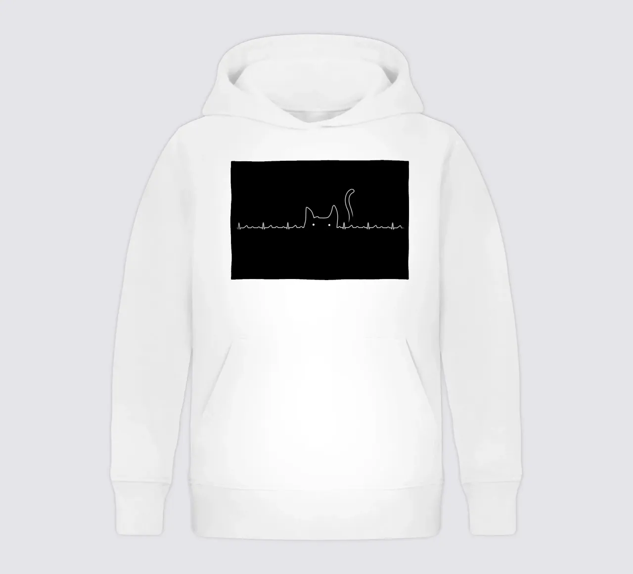 There is a cat in my heart felpa bambino con cappuccio da Tobe Fonseca