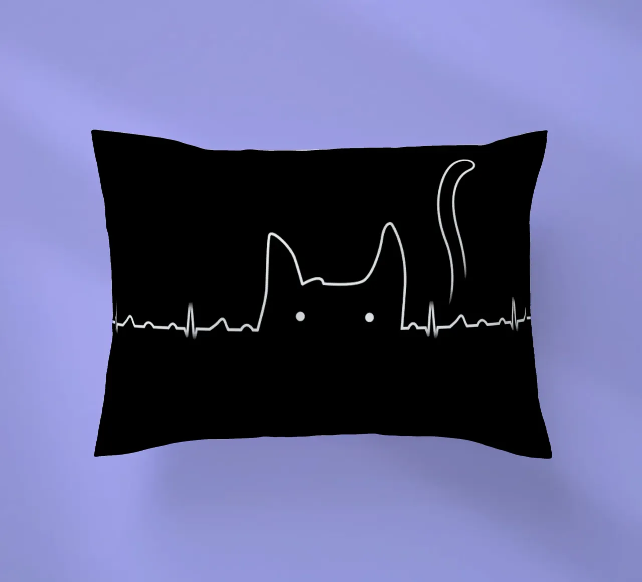 There is a cat in my heart cuscino da Tobe Fonseca