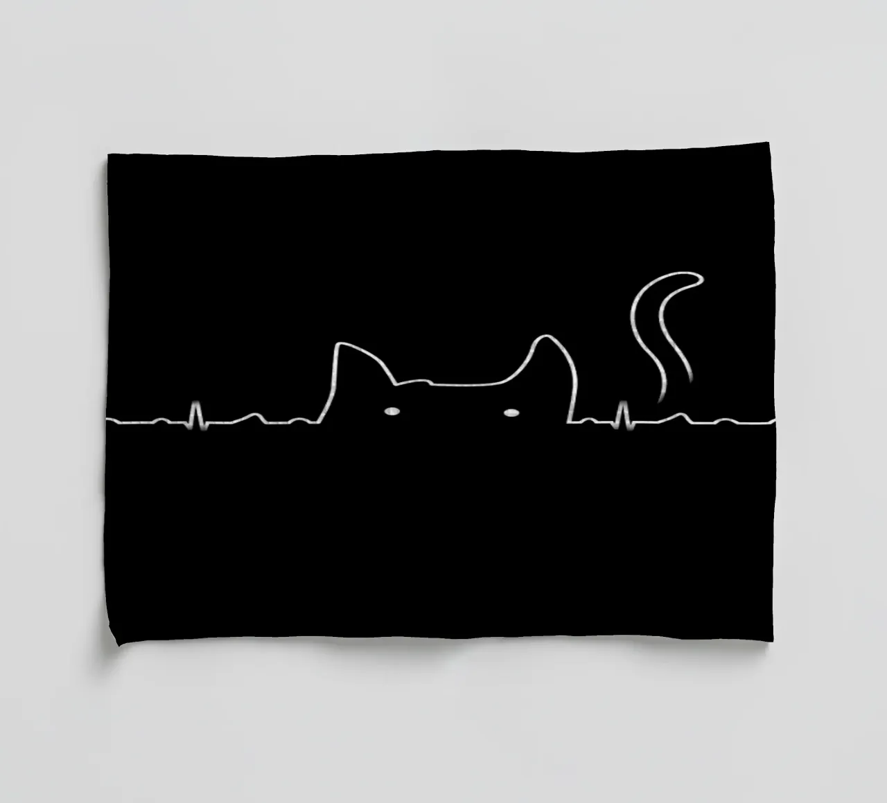 There is a cat in my heart canovaccio da cucina da Tobe Fonseca