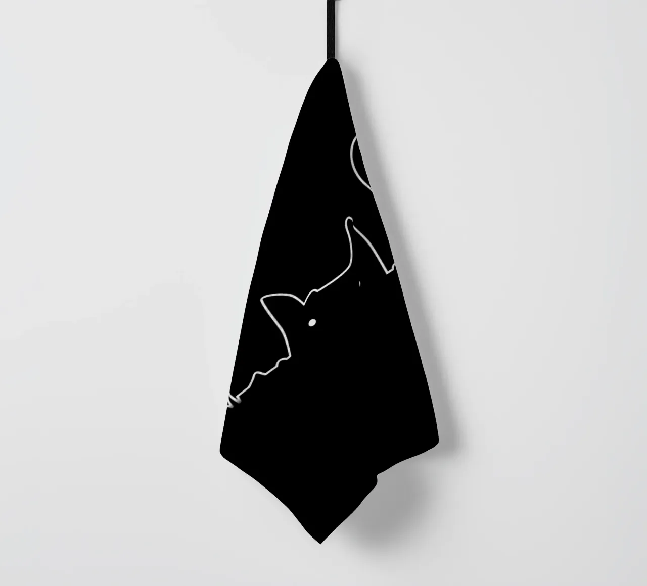 There is a cat in my heart canovaccio da cucina da Tobe Fonseca