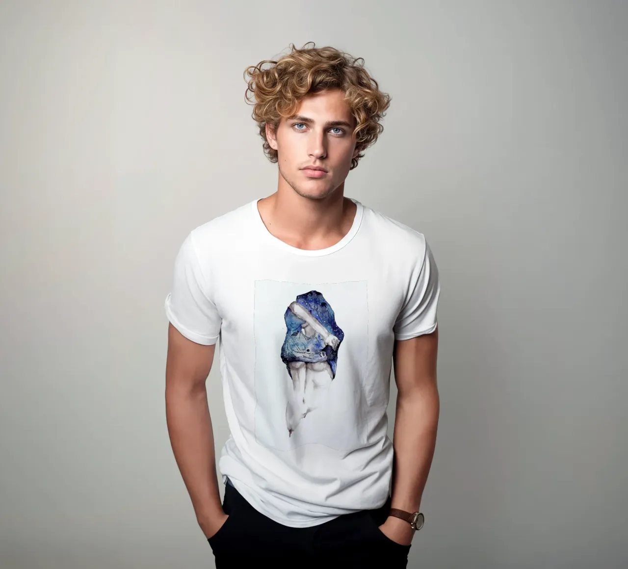 Universe T-Shirt von Larissa van der Laan