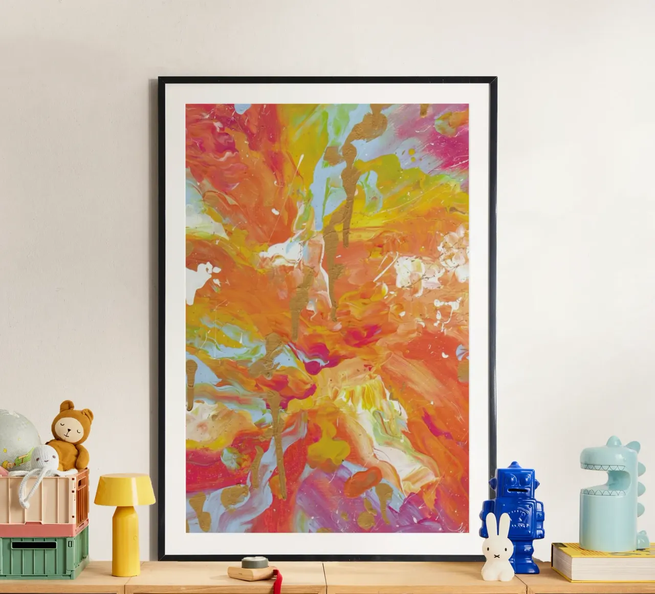 Ocaso poster con telaio in legno da KP Design