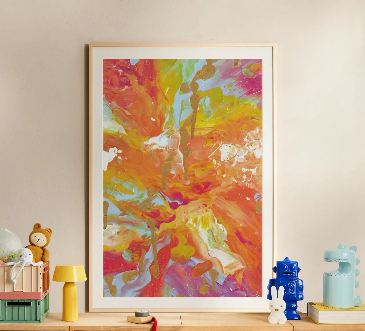 Ocaso poster con telaio in legno da KP Design