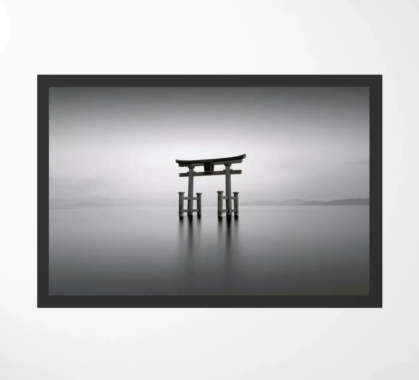 Torii Study III doormat by Michael J. Reibert
