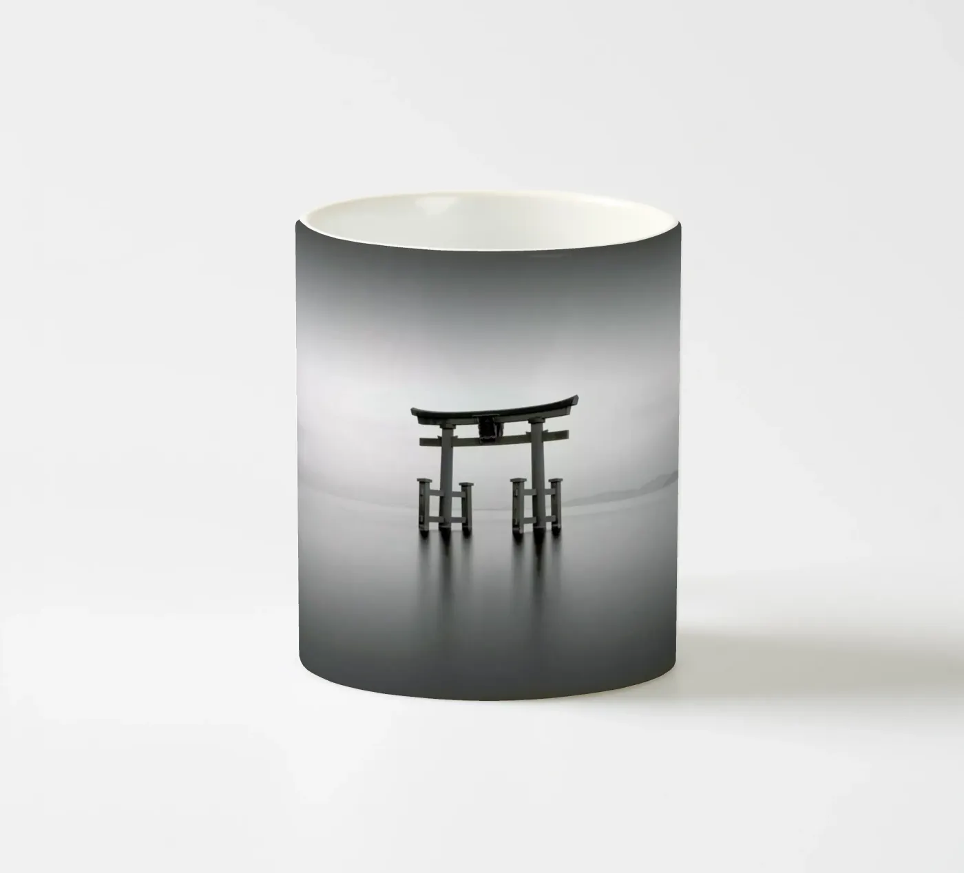 Torii Study III ceramic mug by Michael J. Reibert