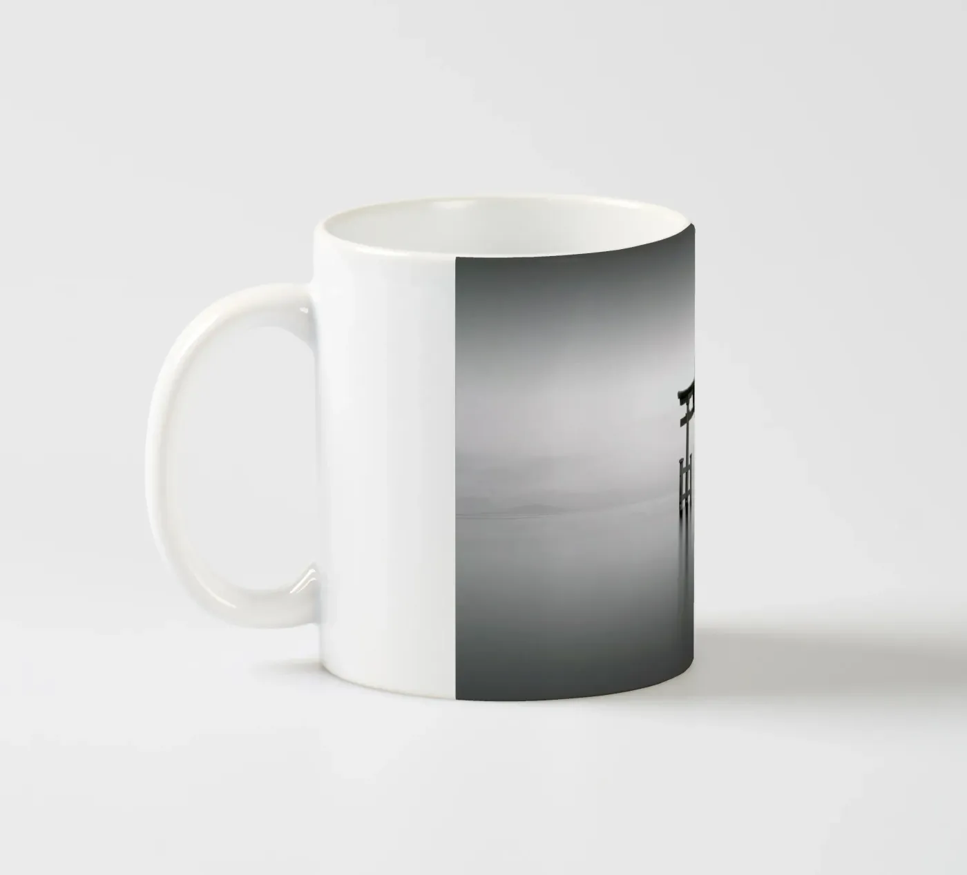 Torii Study III ceramic mug by Michael J. Reibert