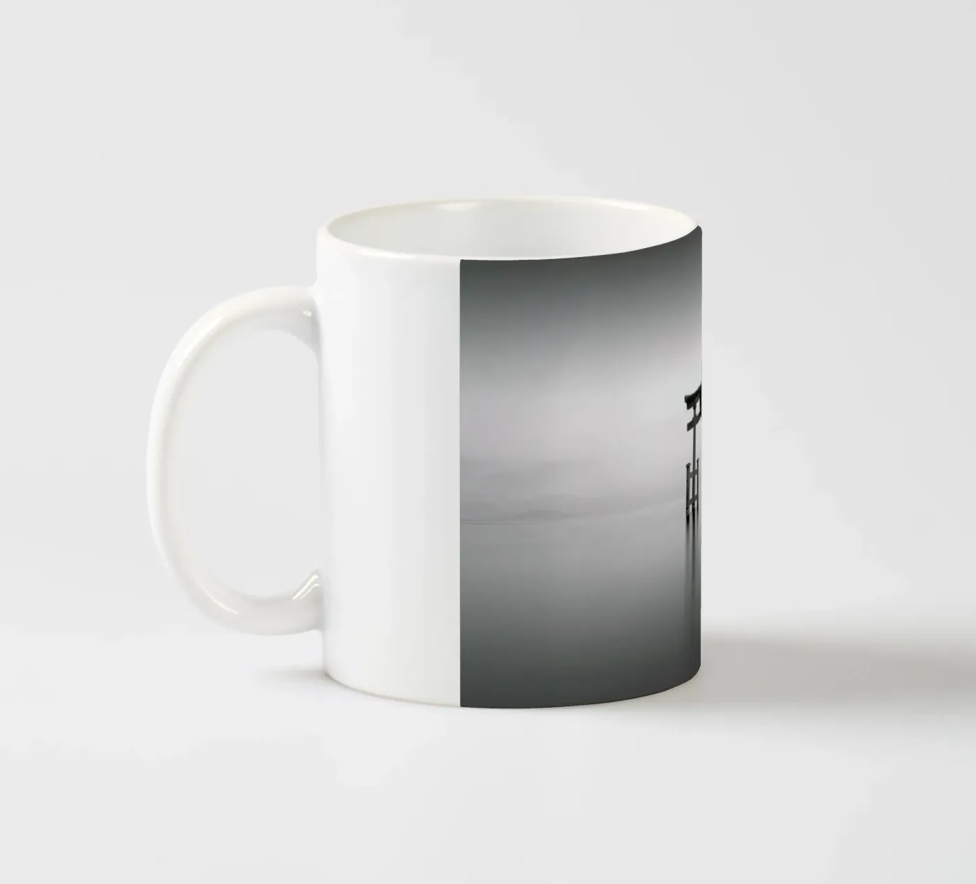 Torii Study III ceramic mug by Michael J. Reibert