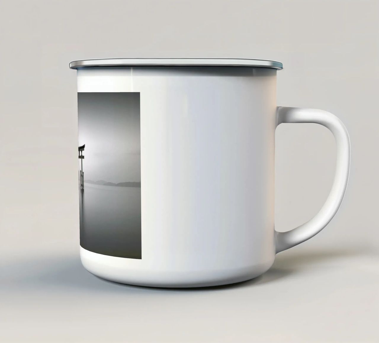 Torii Study III tazza in smalto da Michael J. Reibert