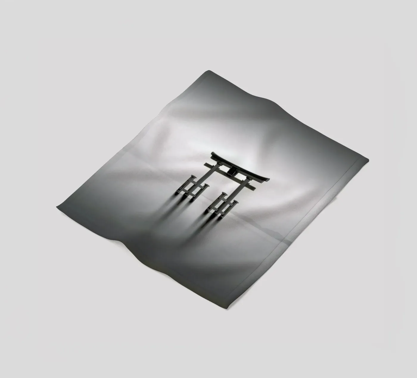 Torii Study III Fleecedecke von Michael J. Reibert