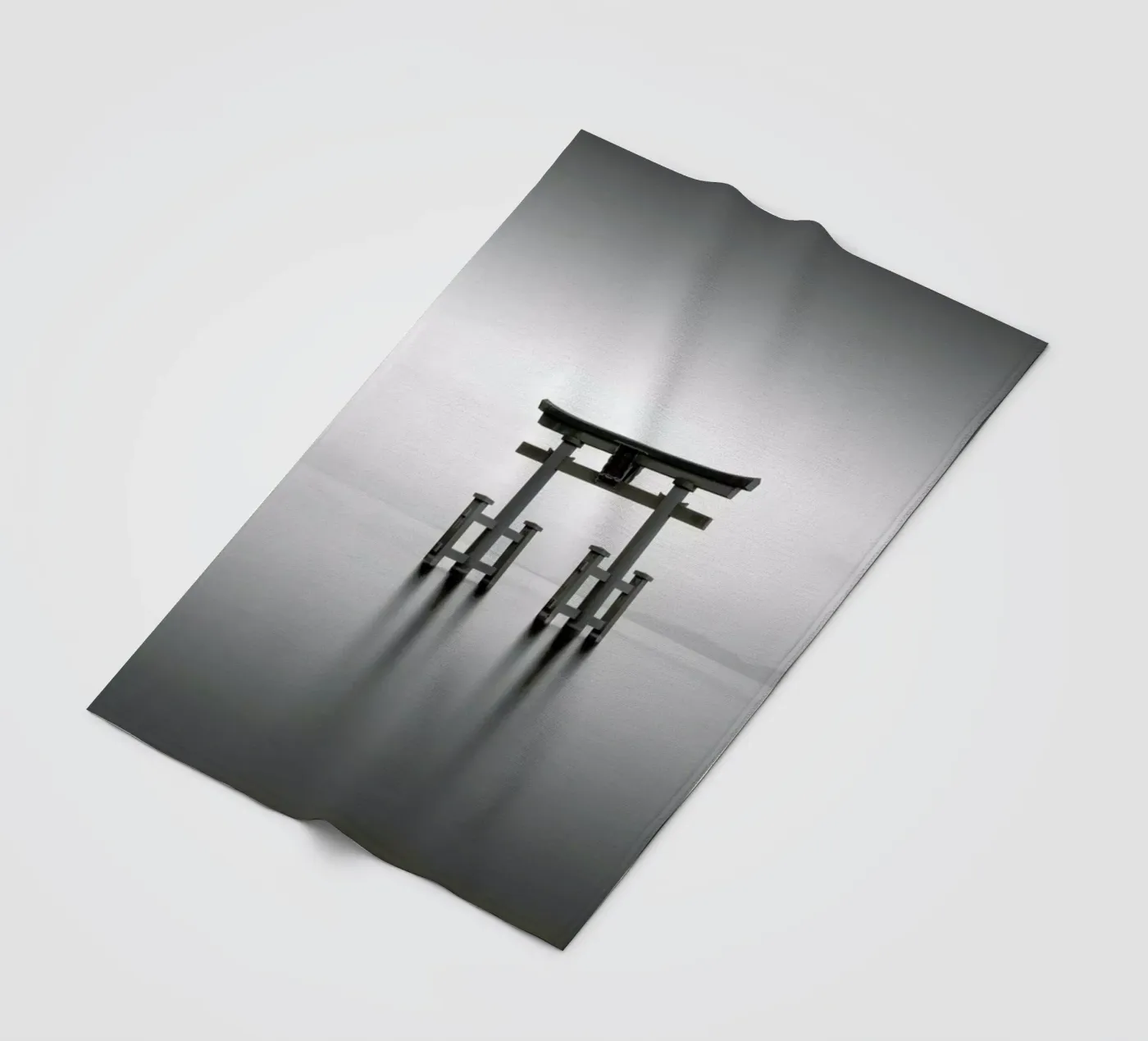 Torii Study III Fleecedecke von Michael J. Reibert