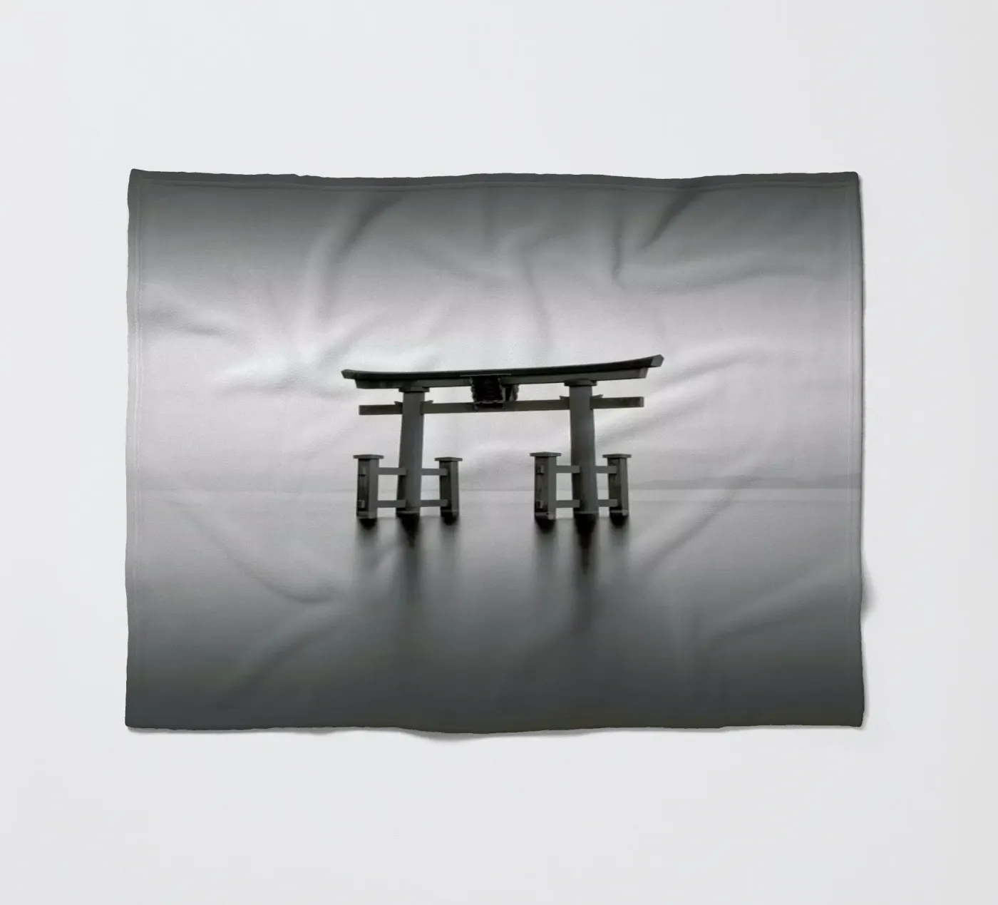 Torii Study III Fleecedecke von Michael J. Reibert