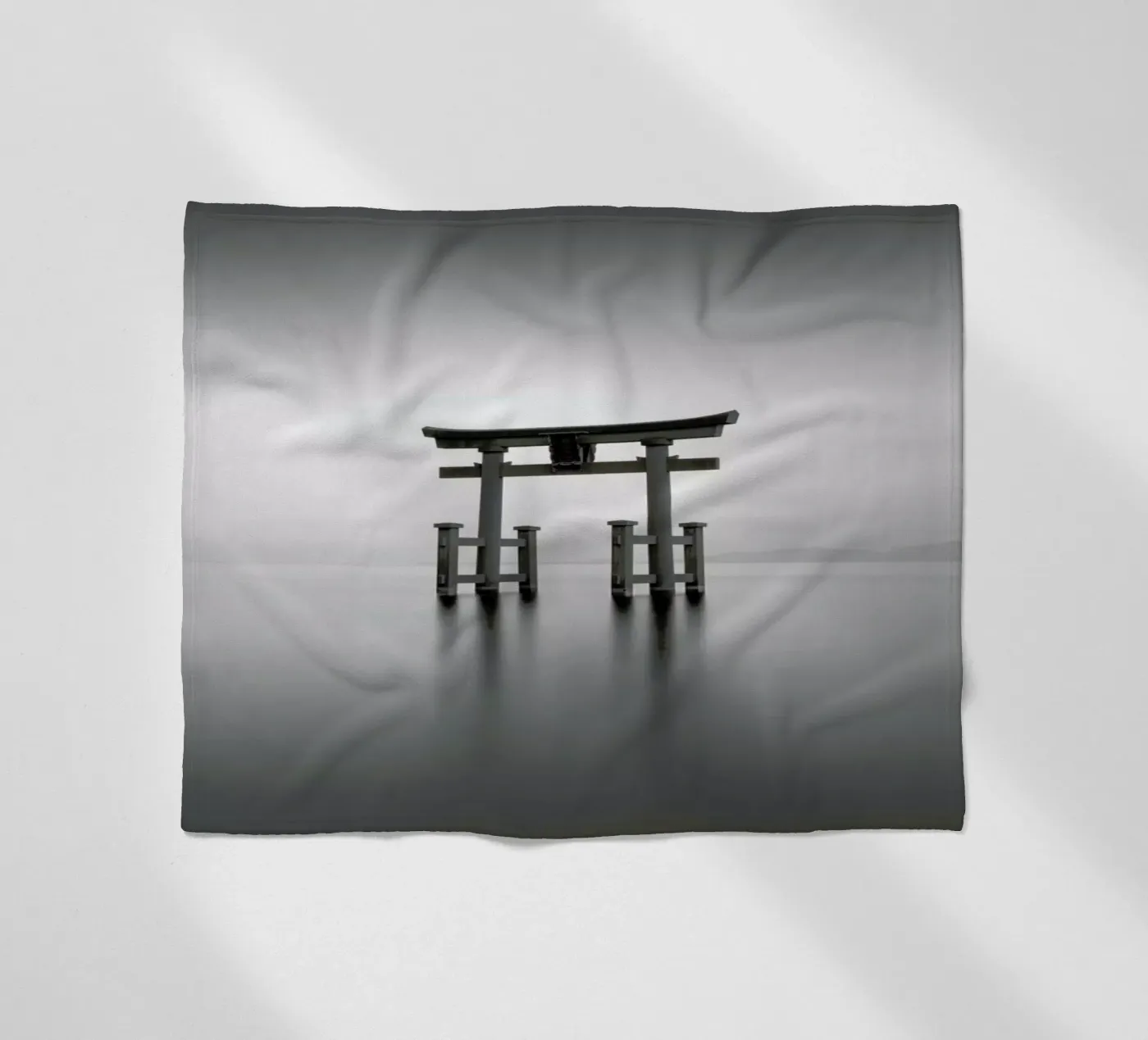 Torii Study III Fleecedecke von Michael J. Reibert