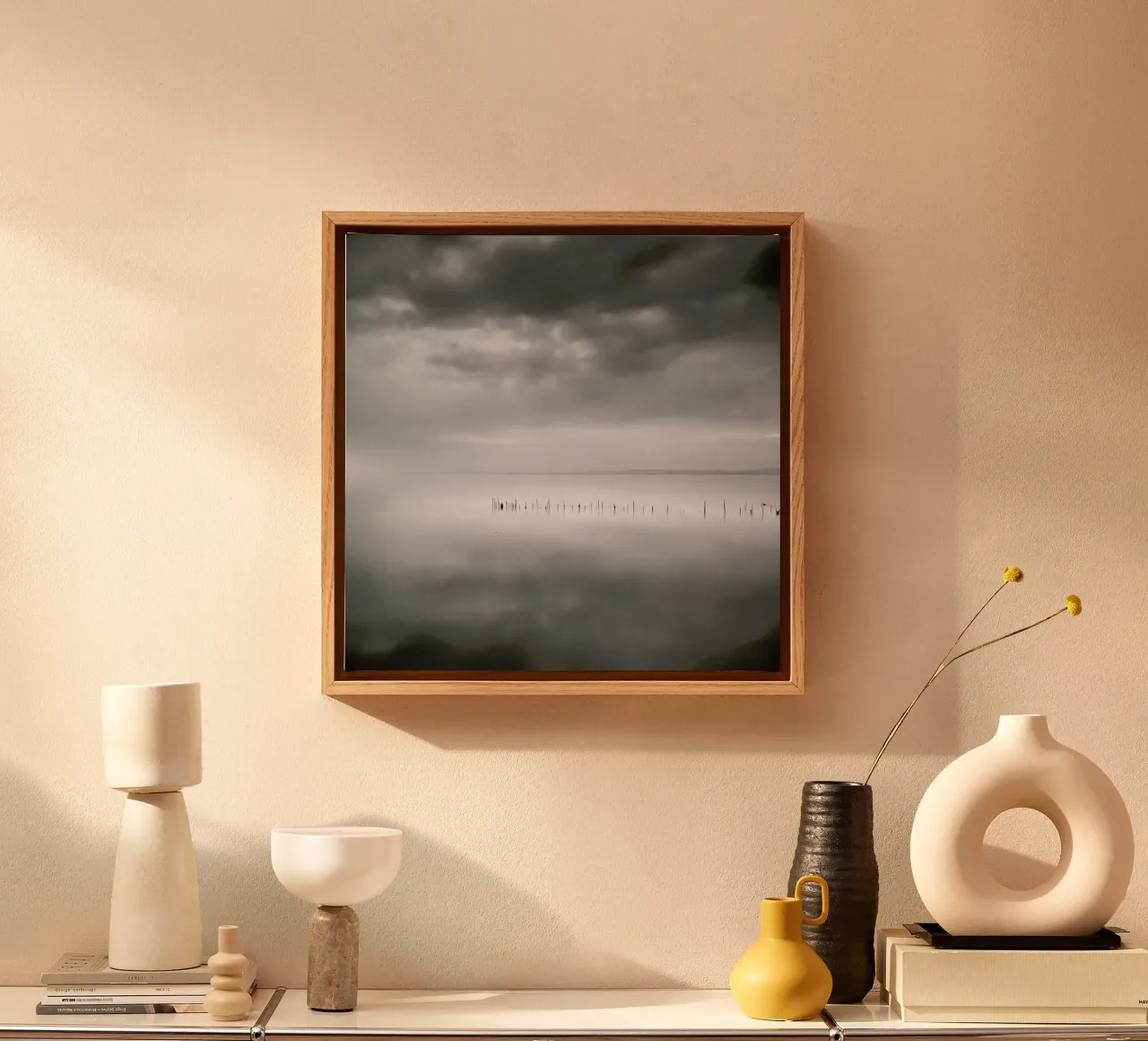 Sixty Shades Of Gray - George Digalakis tela con Cornice a cassetta da Pictufy