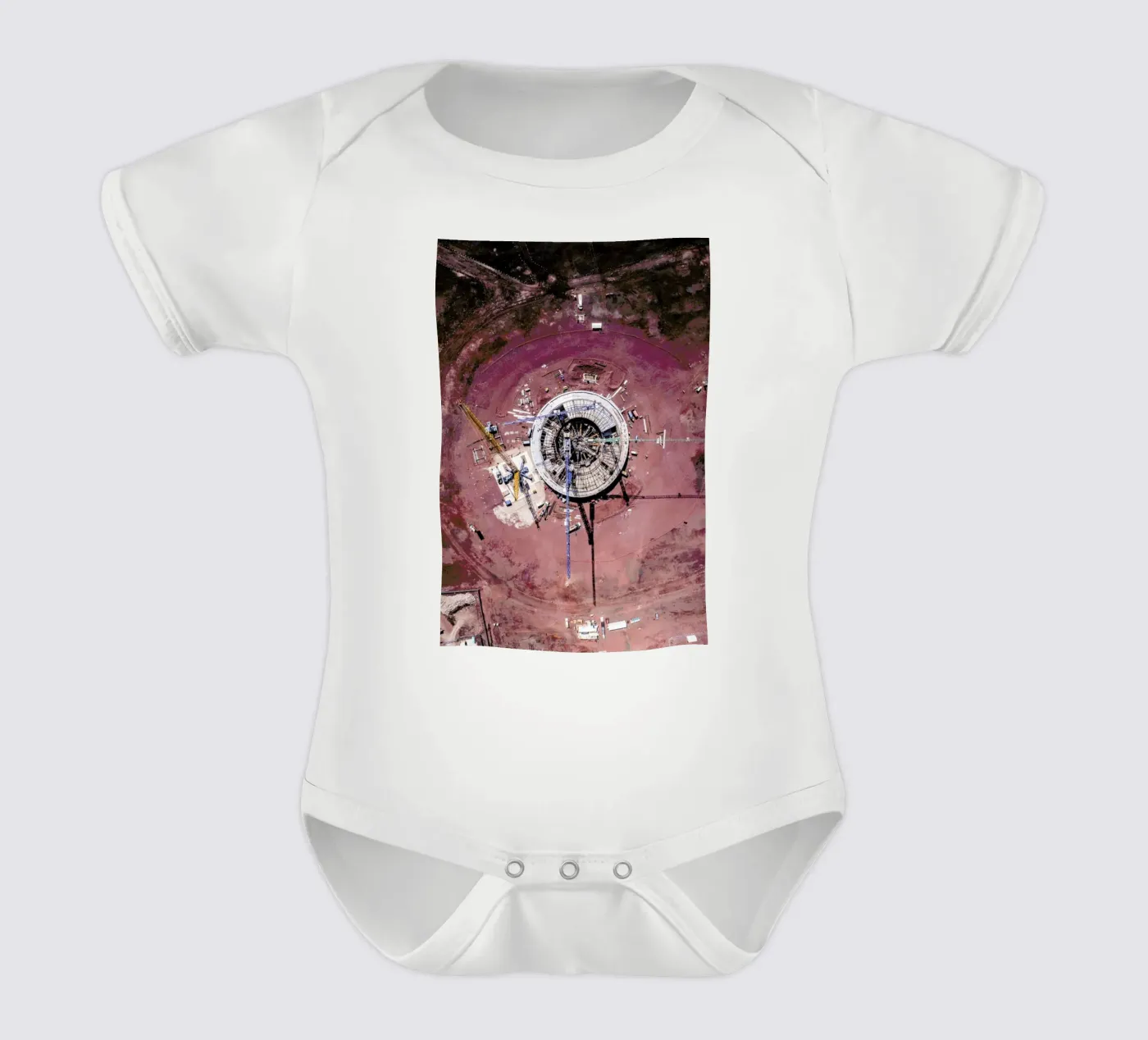 Mars short-sleeve baby romper by ROBERTO H