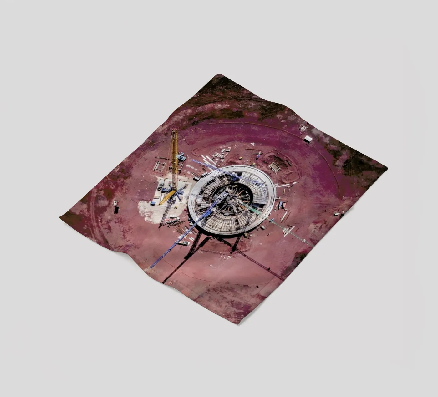 Mars fleece blanket by ROBERTO H