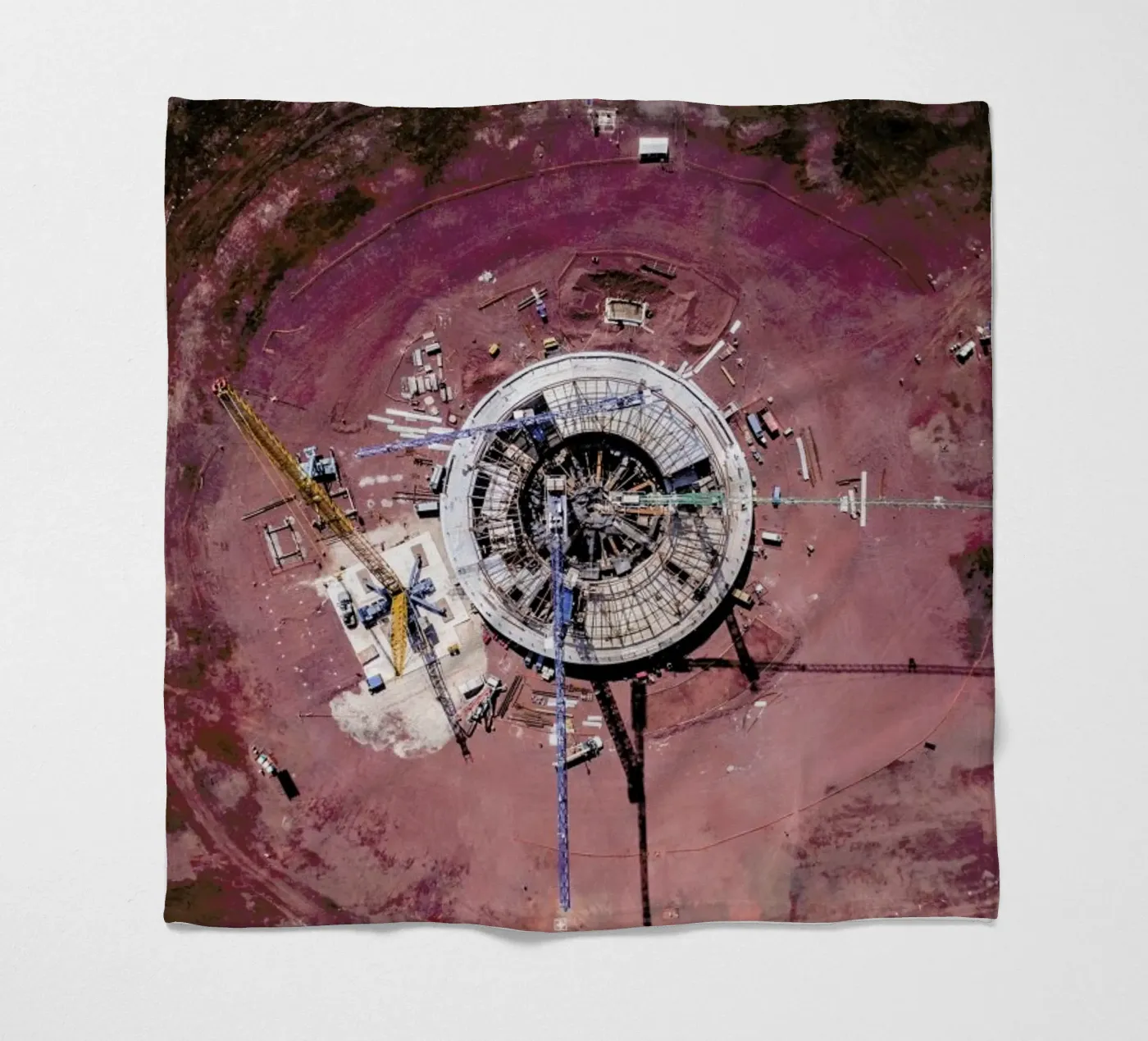 Mars fleece blanket by ROBERTO H
