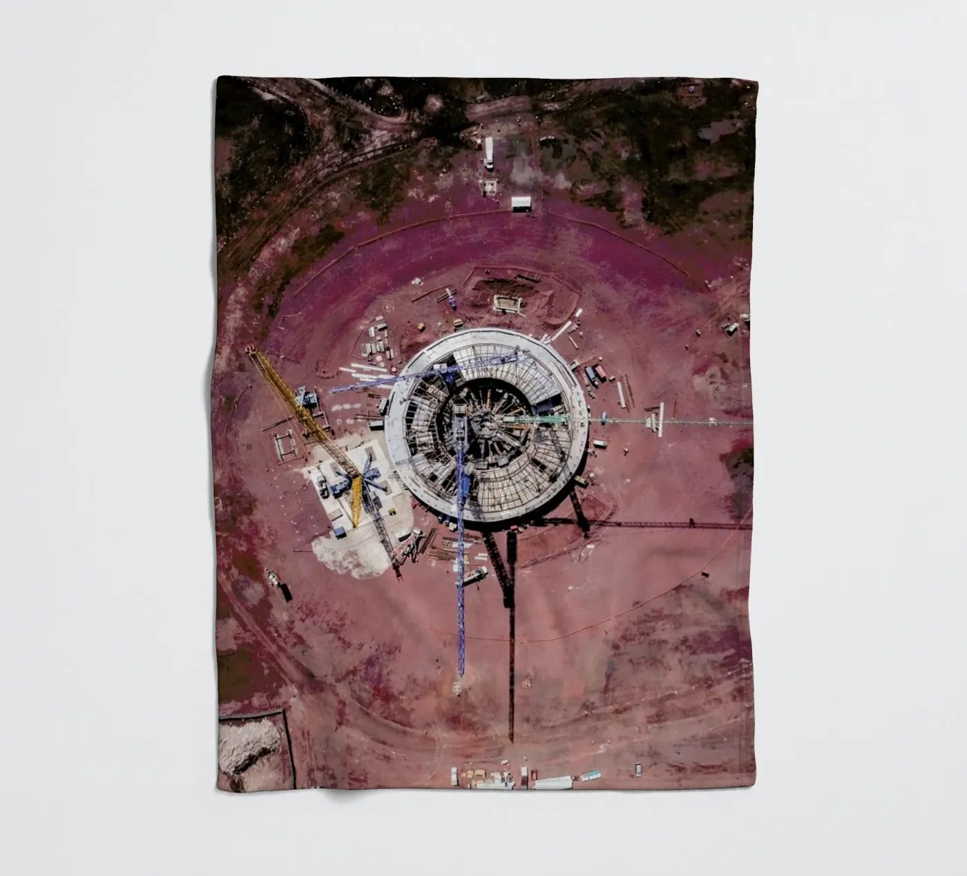Mars fleece blanket by ROBERTO H