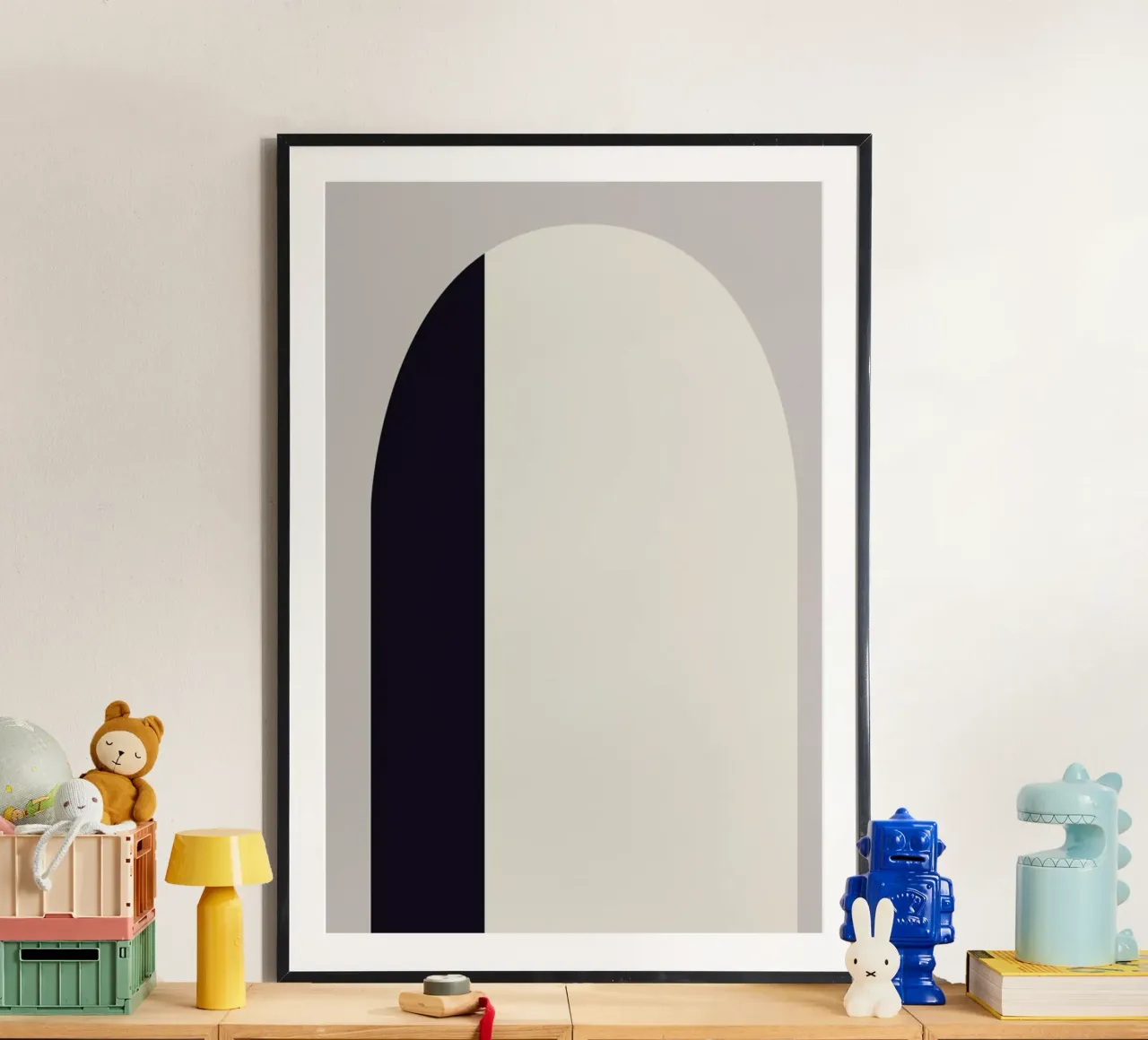 Mountain poster con telaio in plastica da 170QM