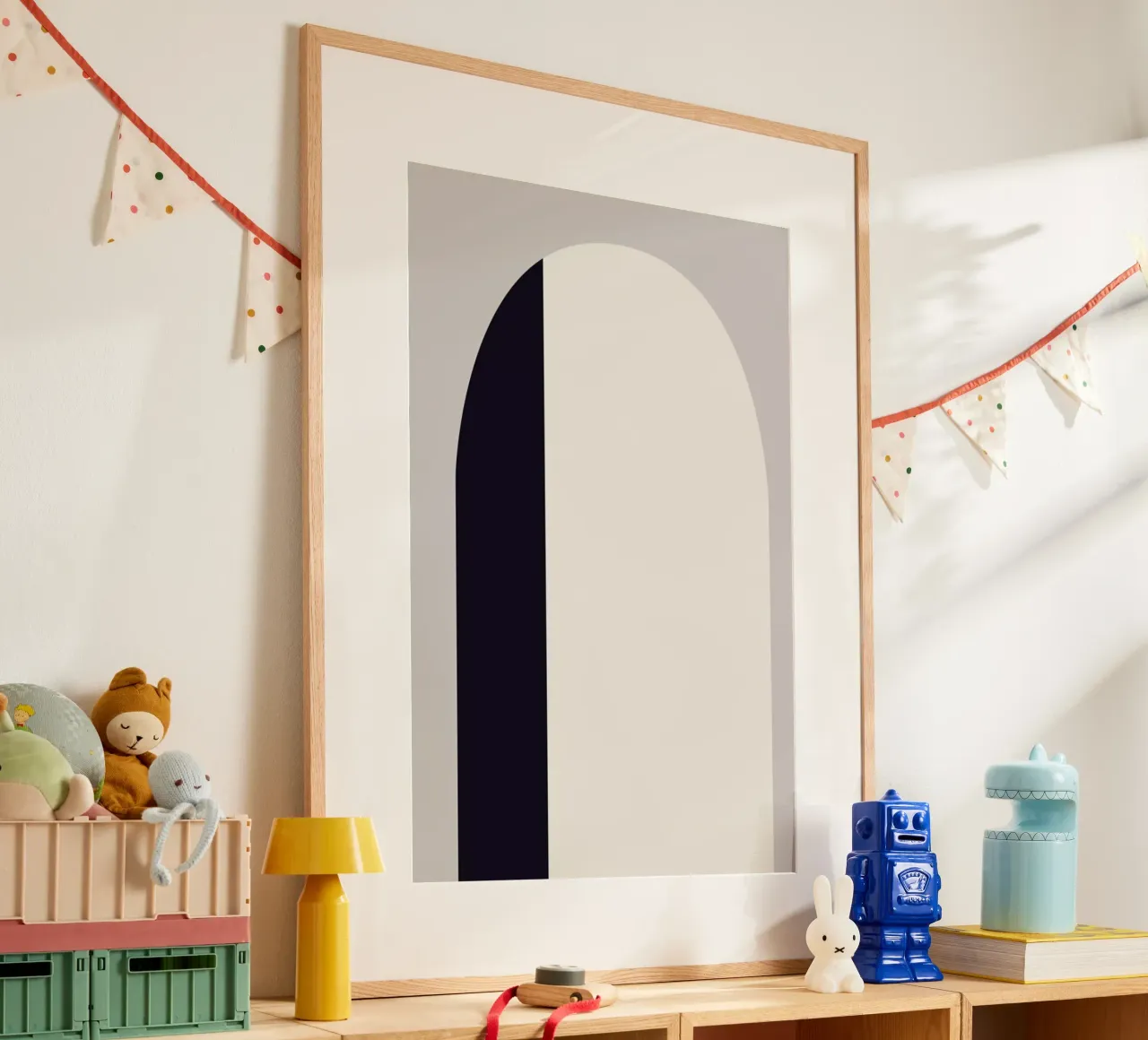 Mountain poster con telaio in plastica da 170QM