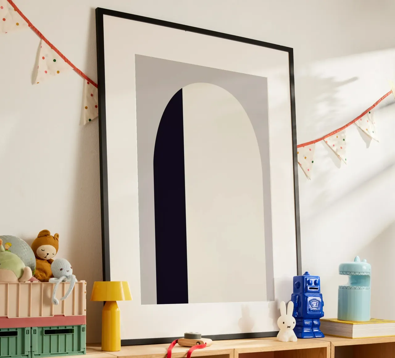 Mountain poster con telaio in plastica da 170QM