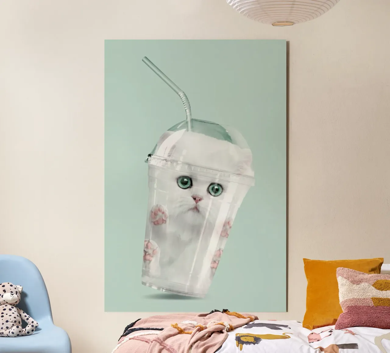 Catshake alluminio dibond da Jonas Loose