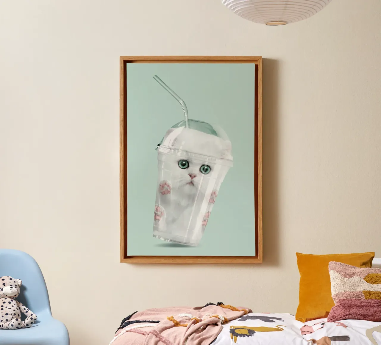 Catshake tela con Cornice a cassetta da Jonas Loose