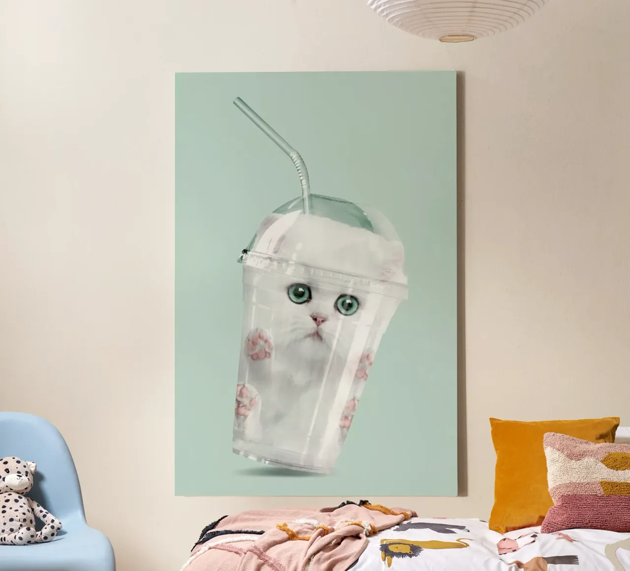 Catshake tela con Cornice a cassetta da Jonas Loose