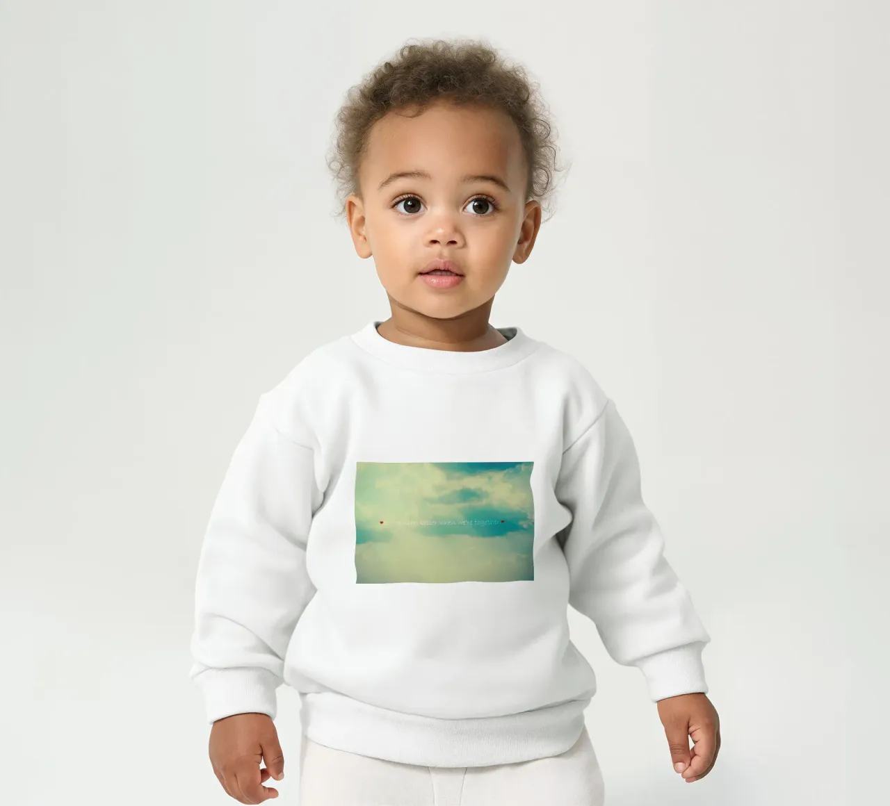 When We're Together baby sweatshirt by Robin Delean