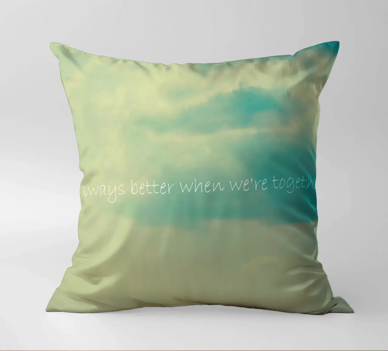 When We're Together cuscino da Robin Delean