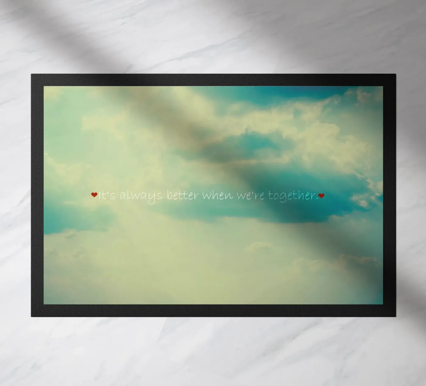 When We're Together deurmat van Robin Delean