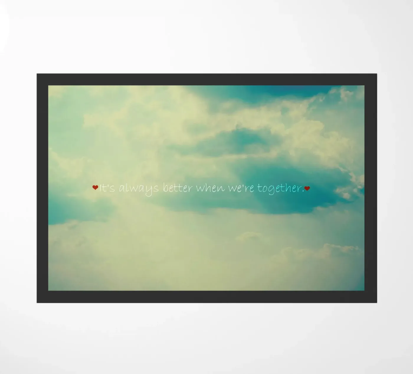 When We're Together deurmat van Robin Delean