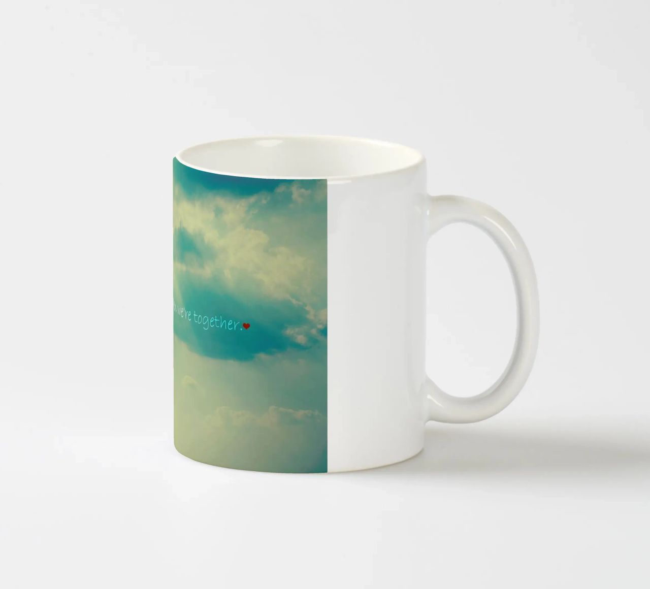 When We're Together tazza in ceramica da Robin Delean