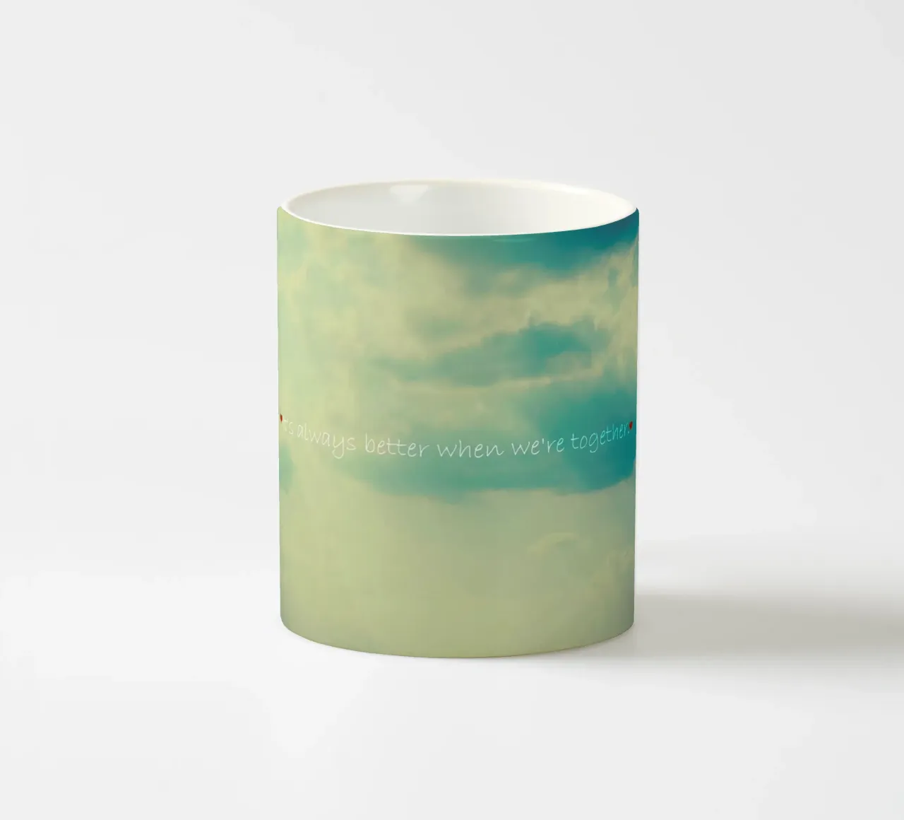 When We're Together Keramik Tasse von Robin Delean