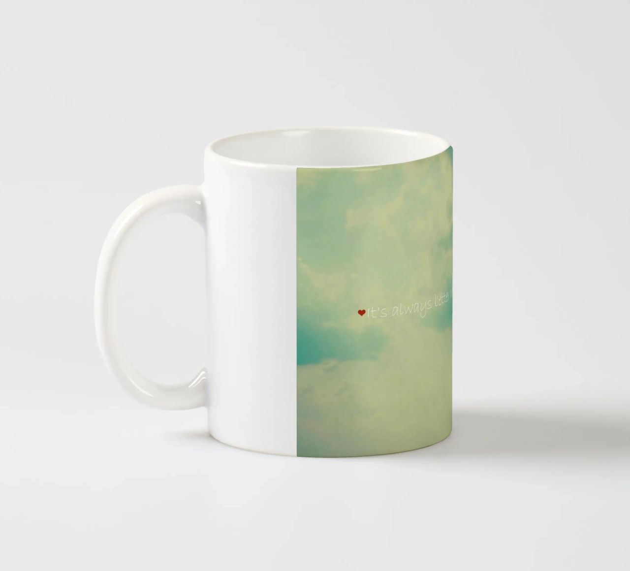 When We're Together tazza in ceramica da Robin Delean
