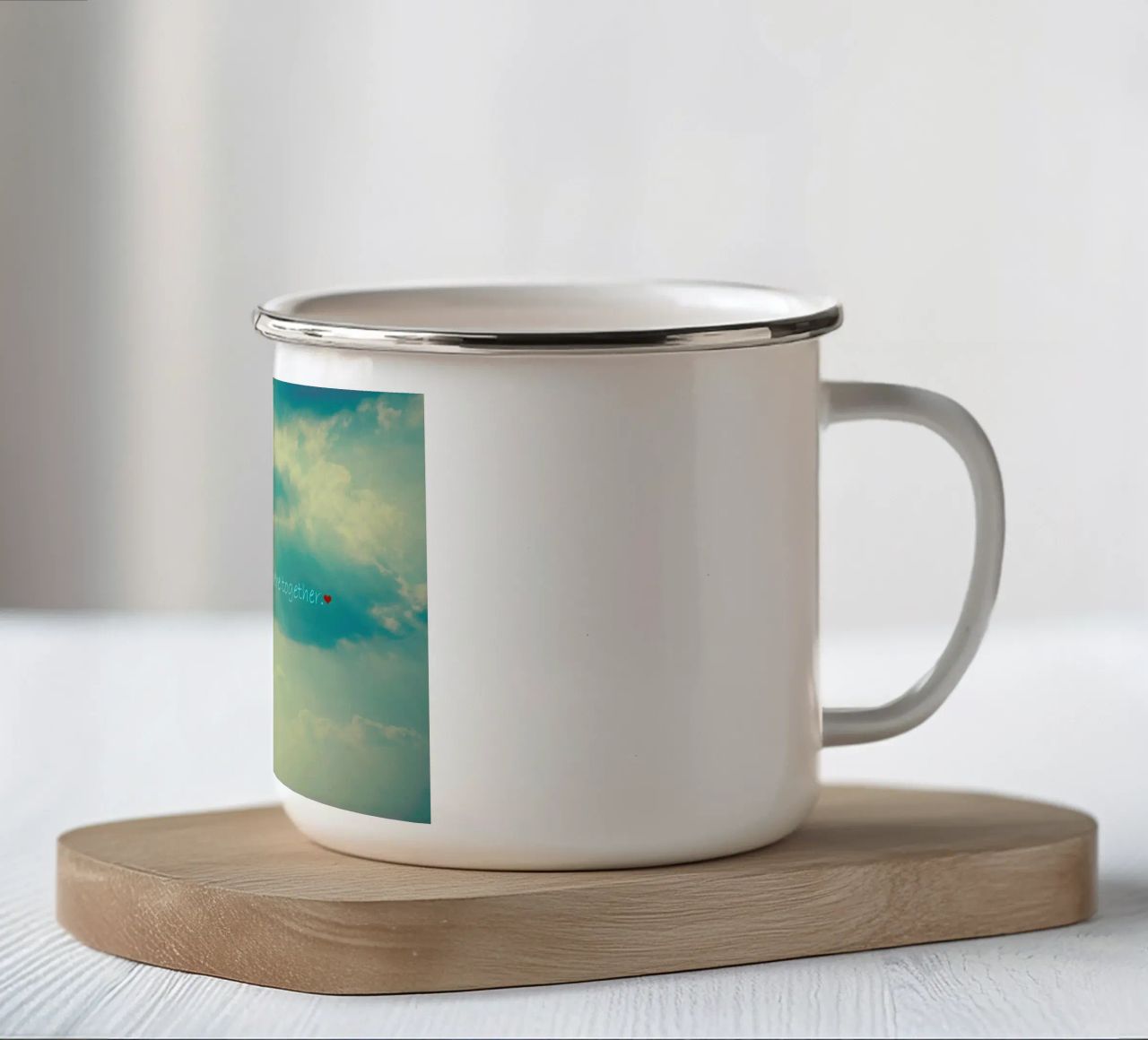 When We're Together tazza in smalto da Robin Delean