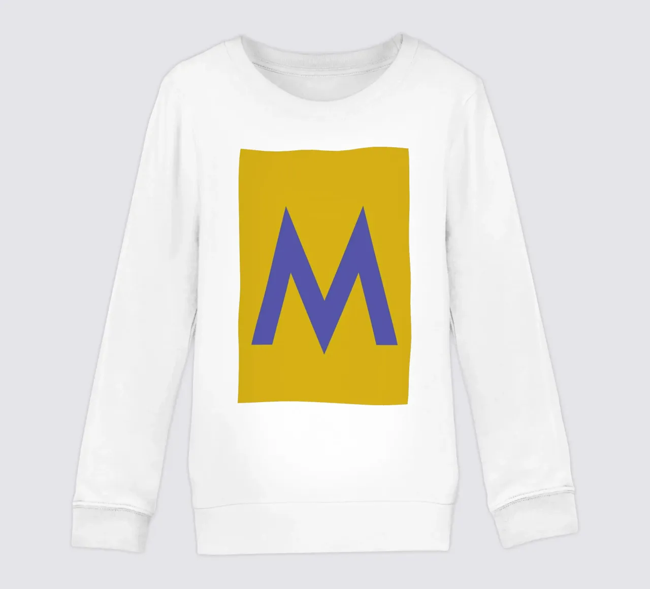 Yellow Letter M felpa bambino da Studio One