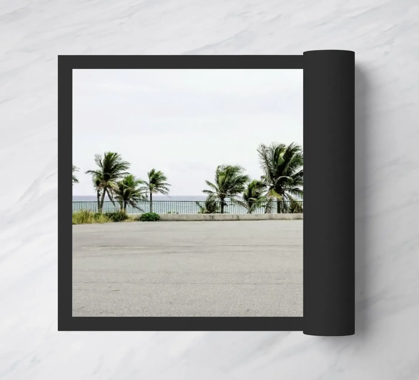 Palmen deurmat van Andreas Wundersee