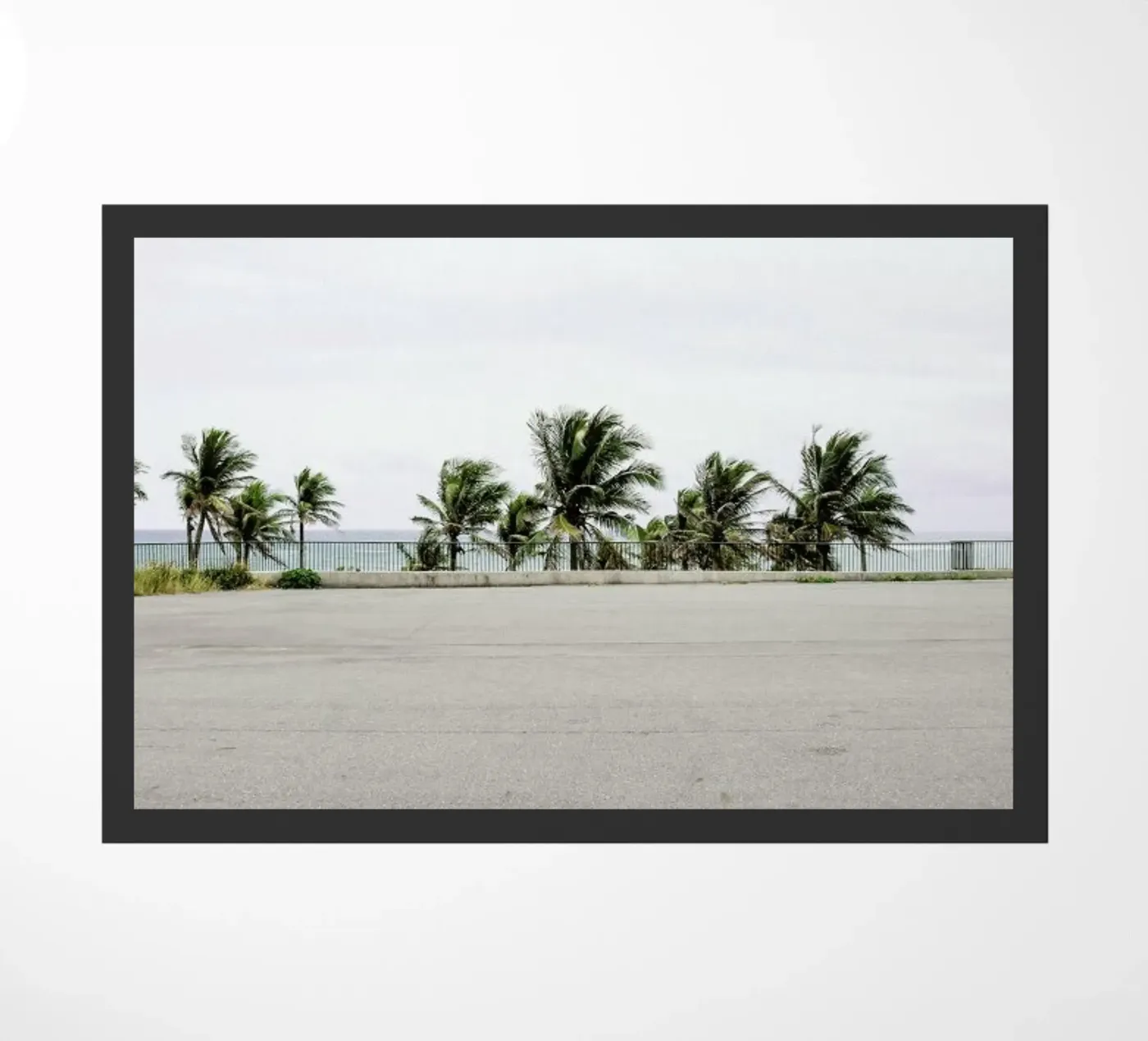 Palmen deurmat van Andreas Wundersee