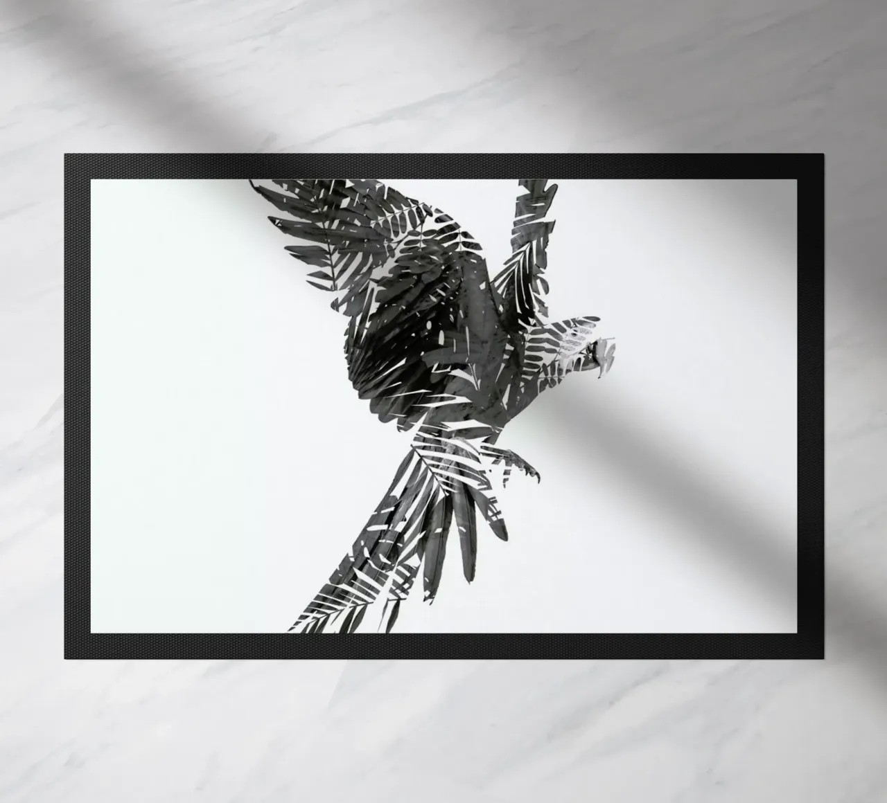 Parrot doormat by Chris Wharton