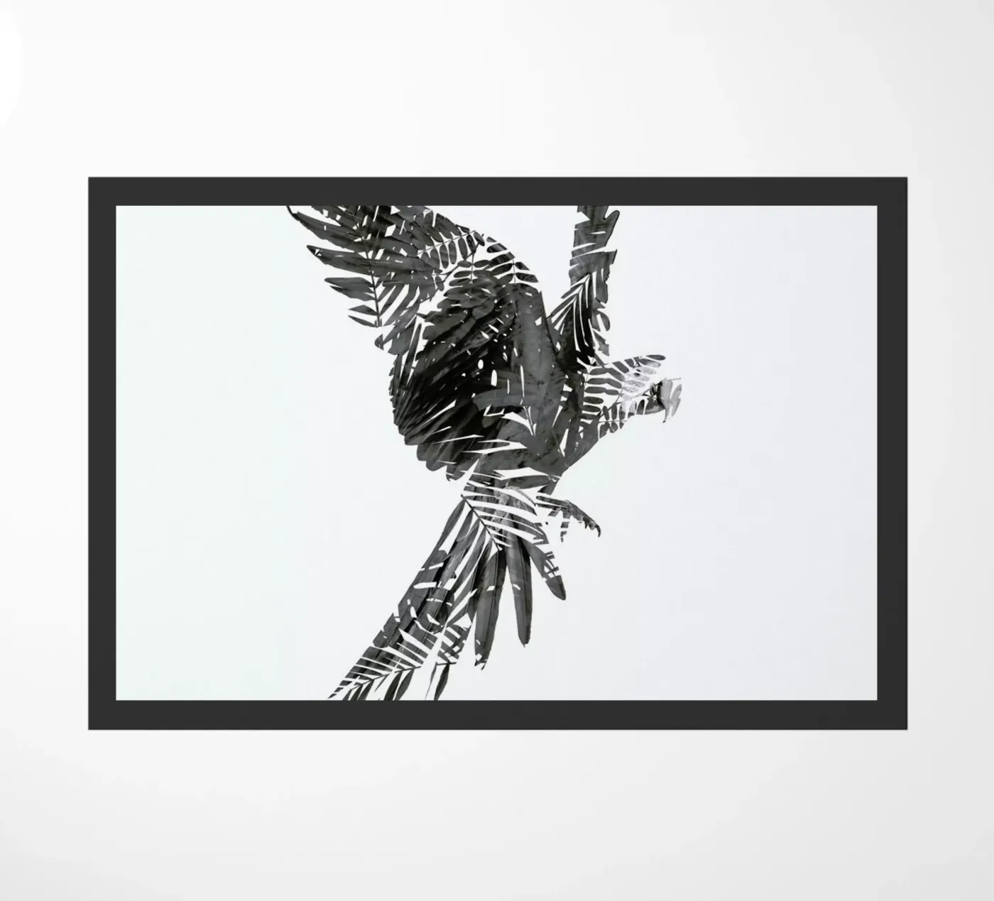 Parrot doormat by Chris Wharton