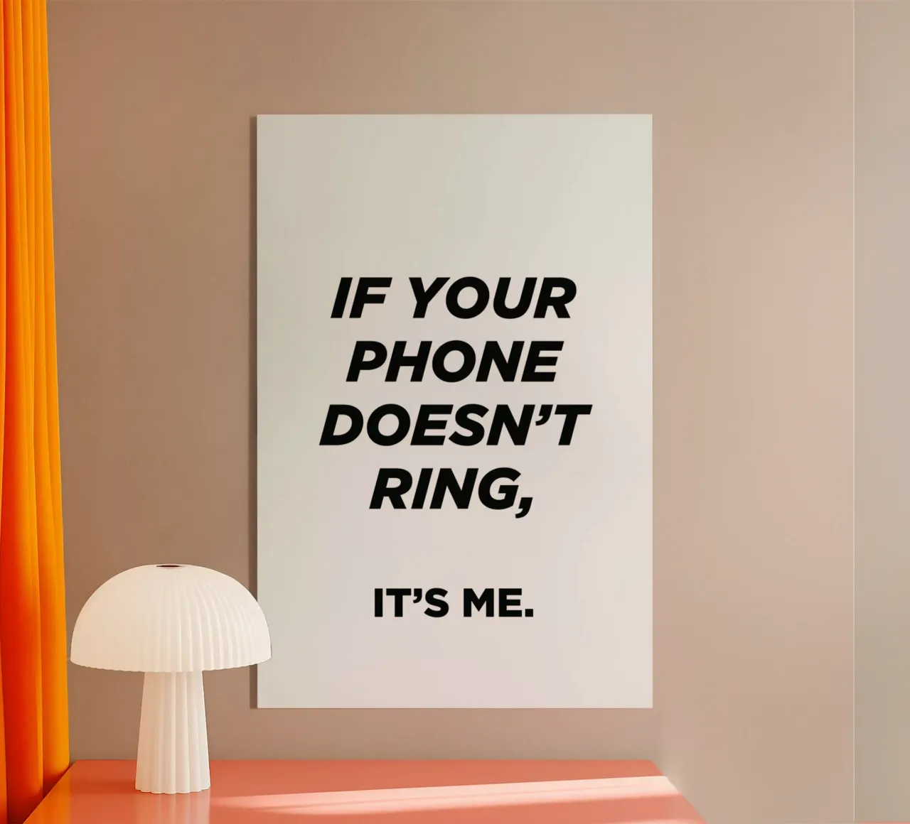 It's Me plexiglass da Mottos by Sinan Saydik