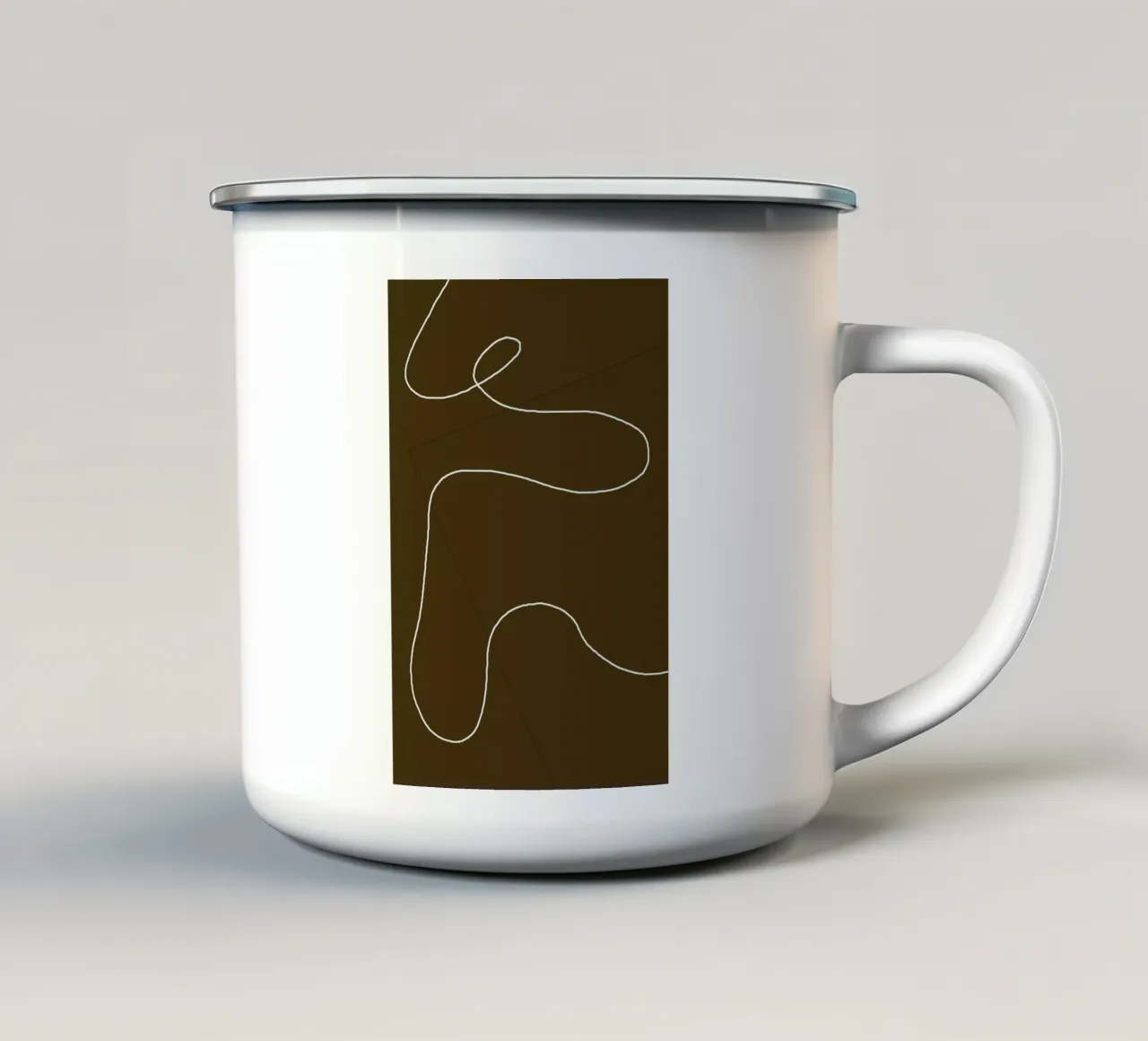 Brownie tazza in smalto da 170QM