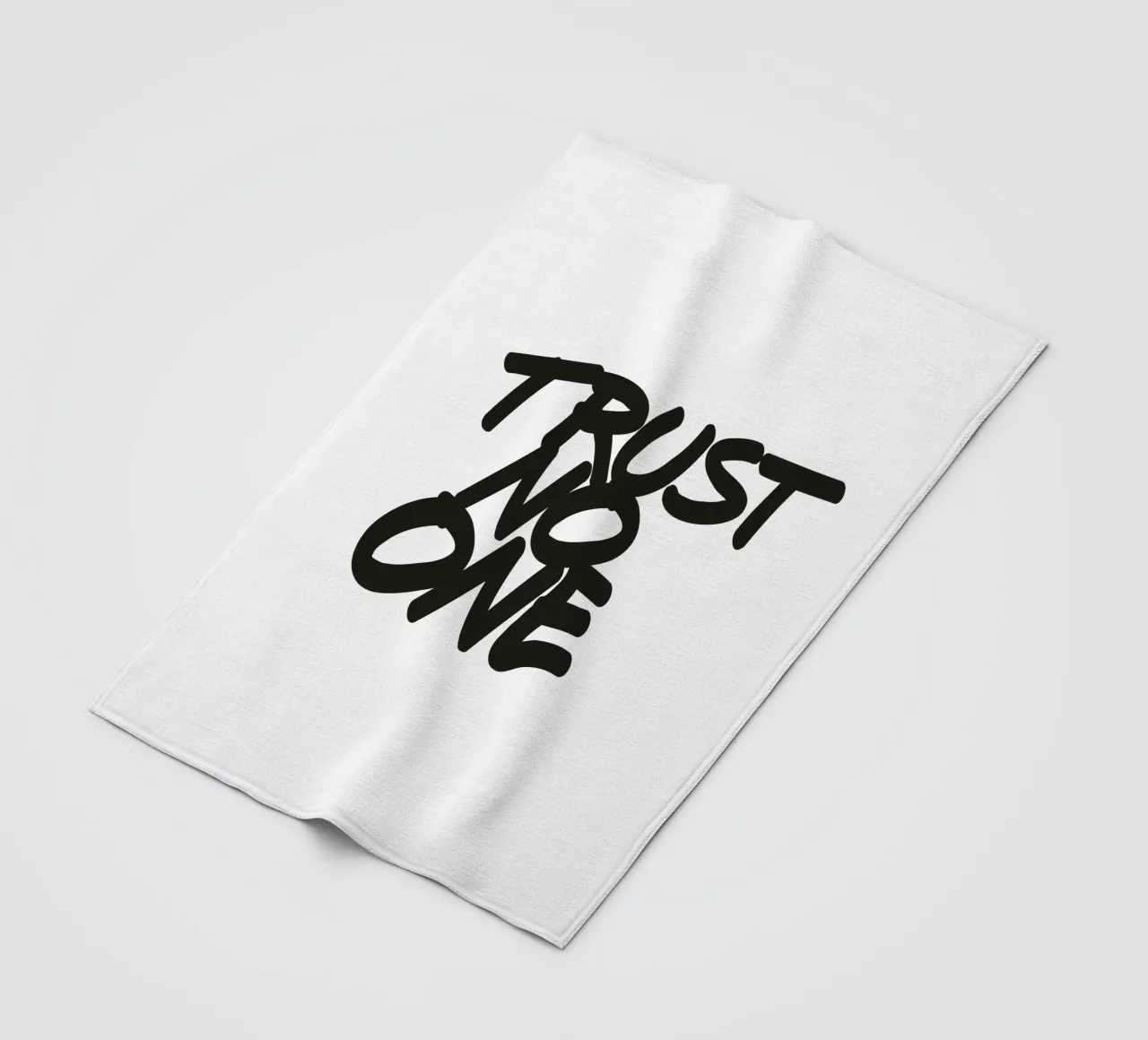 Trust no one coperta in pile da Flo Klein