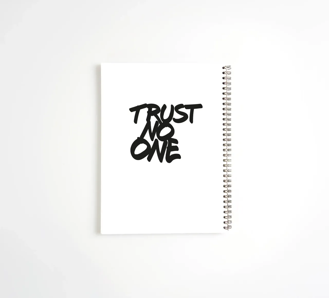 Trust no one diario ad anelli da Flo Klein