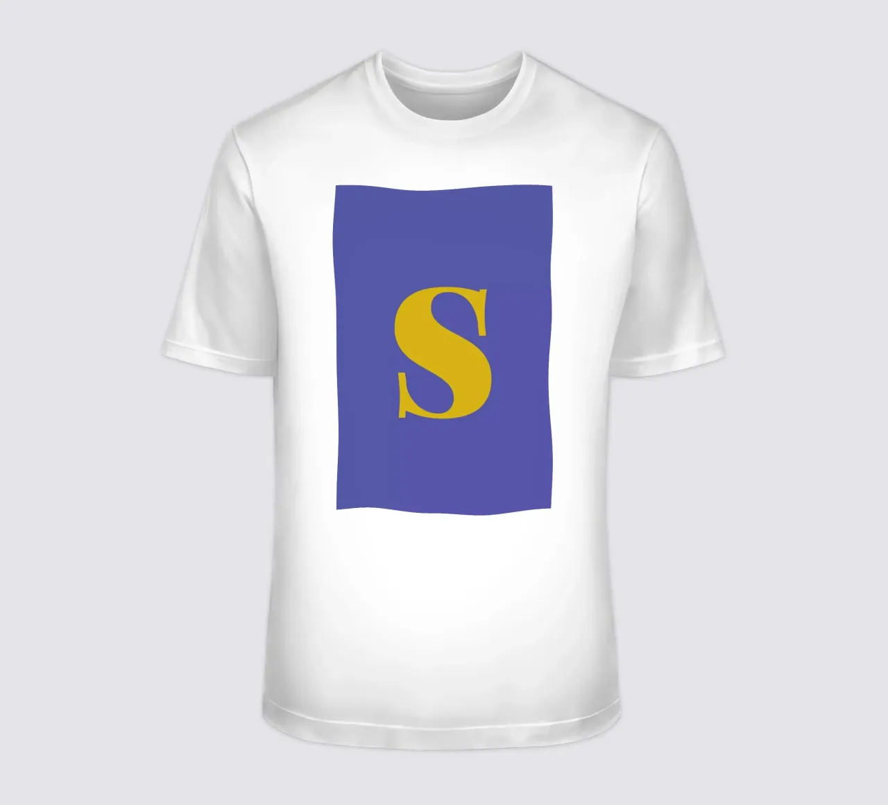 Blue Letter S t-shirt by Studio One